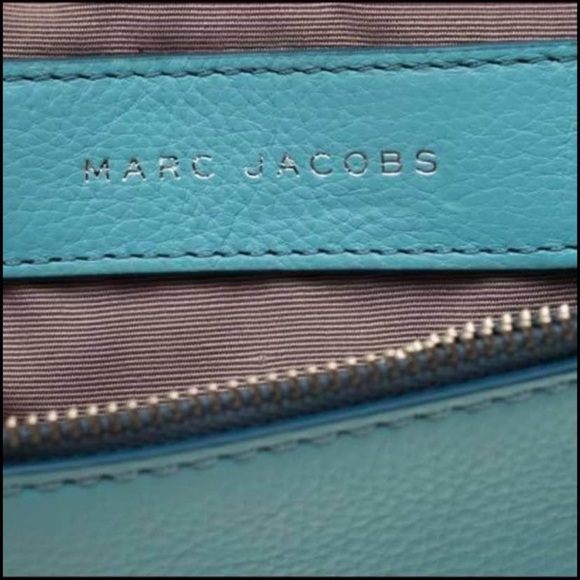 MARC JACOBS Blue Leather cross body Bag. New without tags. 💯 Authentic. - Picture 5 of 12